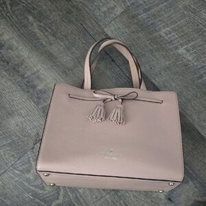 Kate Spade Blush Satchel with Tassels